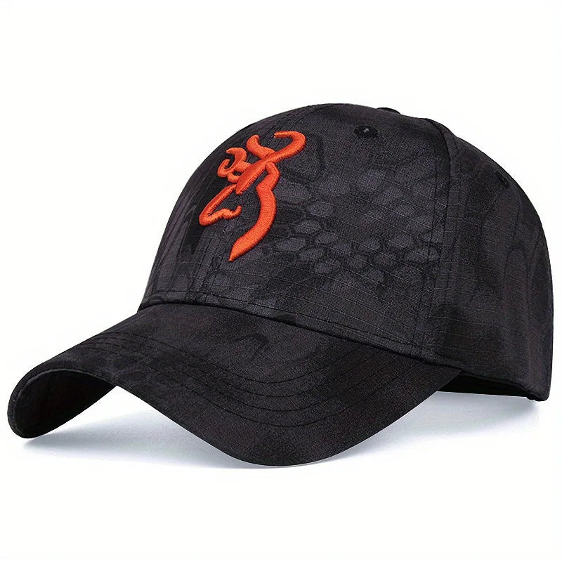 Outdoor Camouflage Baseball Cap Quick-Dry Jungle Leaves Sun Hat for Men Women