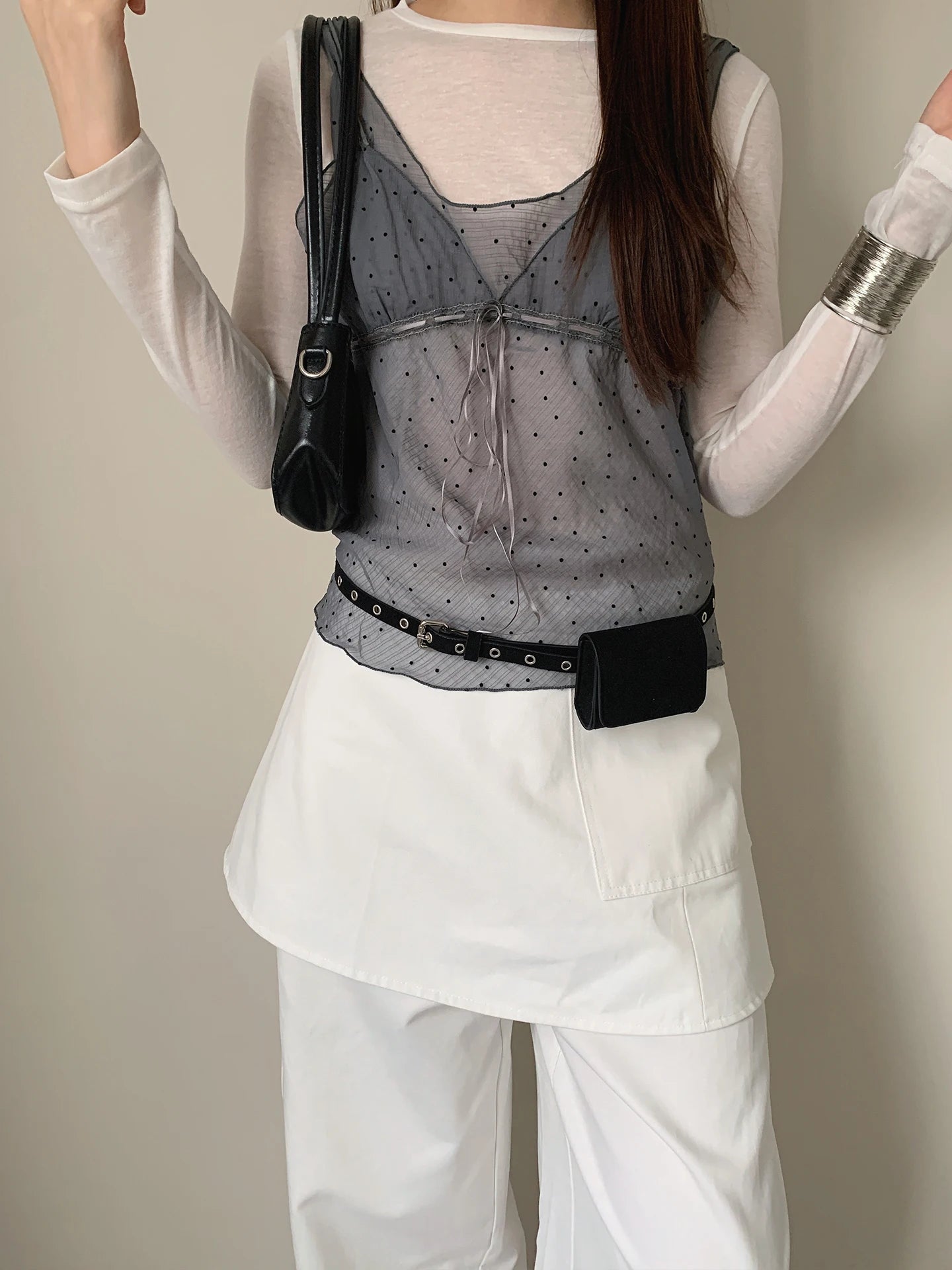American Retro Suede Belt Waist Pack Decoration Niche Match Skirt Jeans Accessories Korean Style Belt