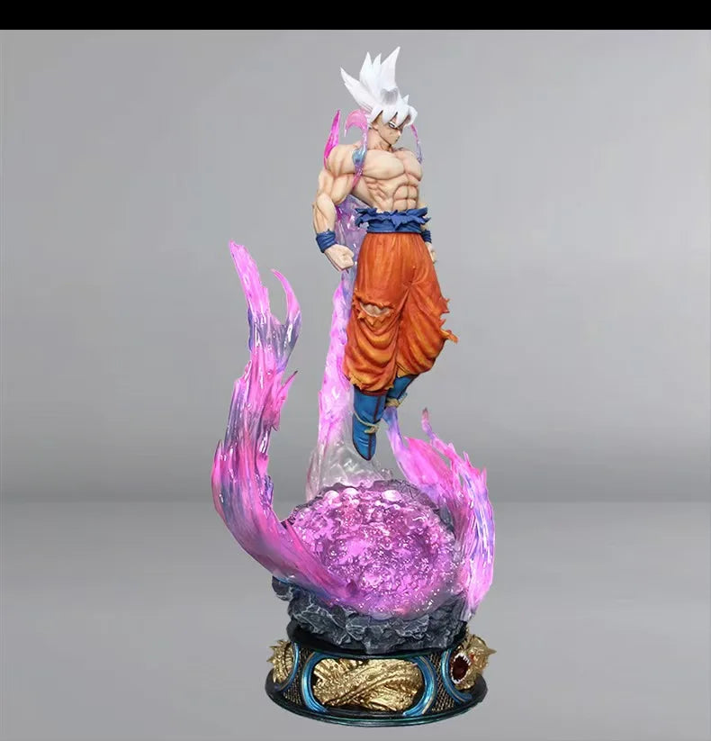 10" Dragon Ball Super Saiyan Son Goku Figure PVC Model Statue Collectible Scene