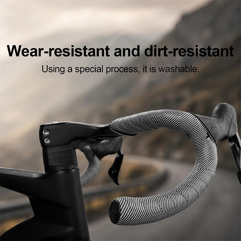 Anti-slip Bike Handlebar Tape Professional Gravel Road Bicycle Bar Tapes PU EVA Cycling Damping Anti-Vibration Handle Straps