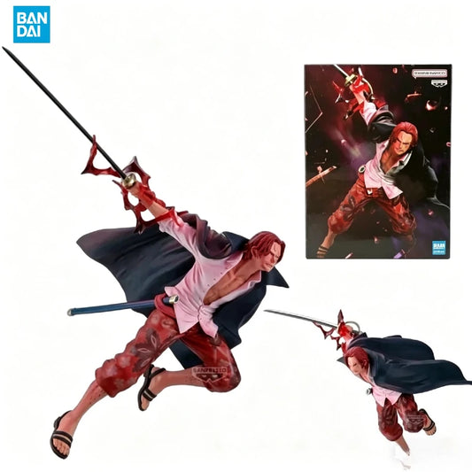 【IN STOCK】Original Banpresto Battle Record Collection One Piece Shanks Special Version 17cm Figure PVC Collectible Model