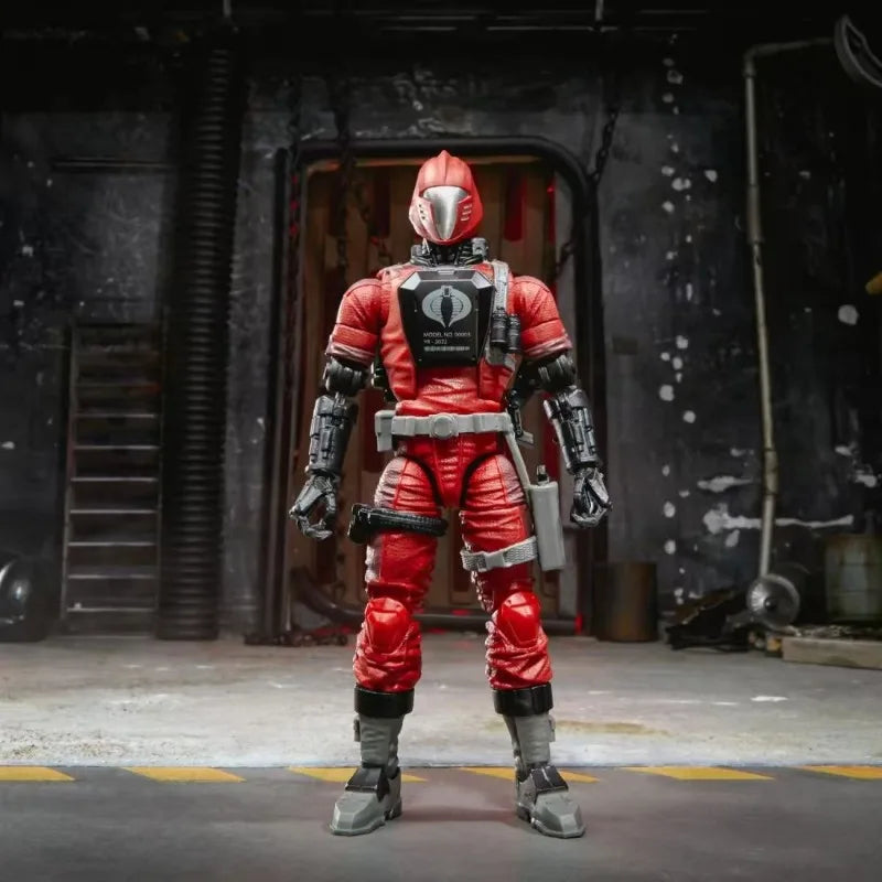 Original Hasbro G.I. Joe Classified Series 60 CRIMSON B.A.T. Anime Figure Collection Toys Ornaments