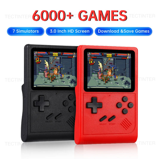 GB300 Handheld Game Console 3.0" Screen AV Output 8G 6000+ Built-in Retro Games