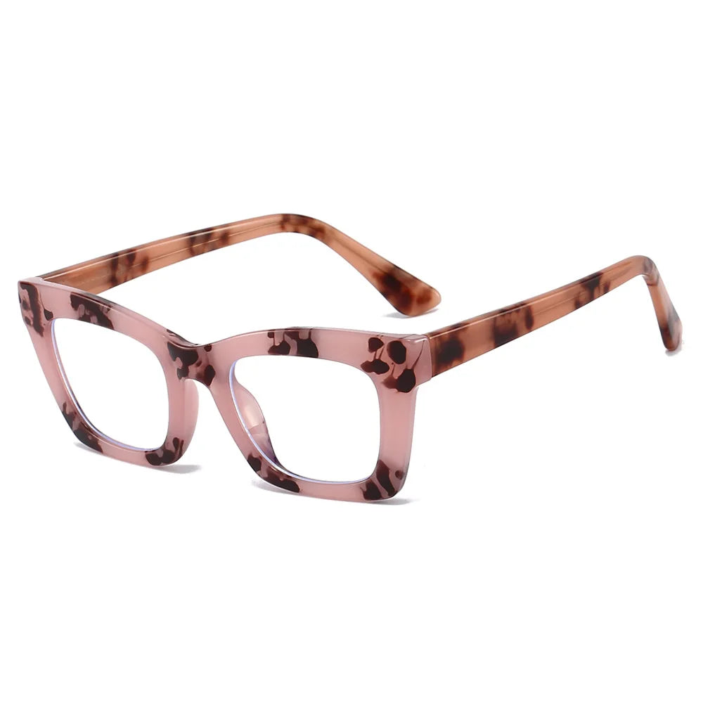 JNPCXI New Retro Square Rivets Anti-Blue Light Glasses Women Quality Frames Optical Eyeglasses Men Prescription Glasses