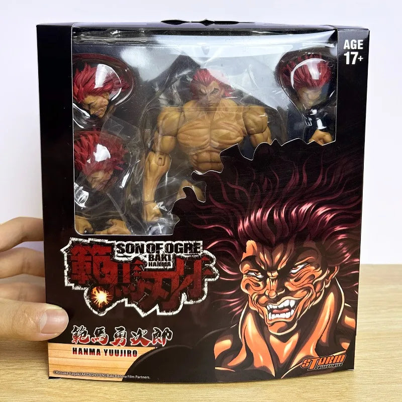17cm Storm Toys Baki Hanma Action Figure Fighting Anime Son Of Ogre Figure