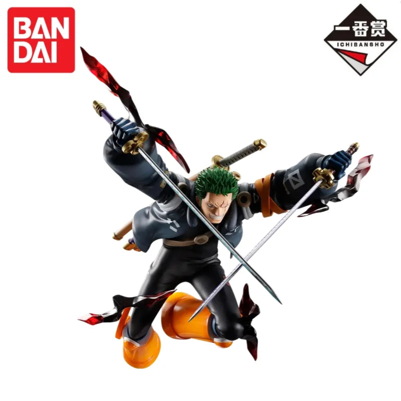 Special OfferIn Stock Original Bandai Ichiban Kuji One Piece Monkey D Luffy Roronoa Zoro Sanji Ethanbaron Bartholemew Kuma Figur