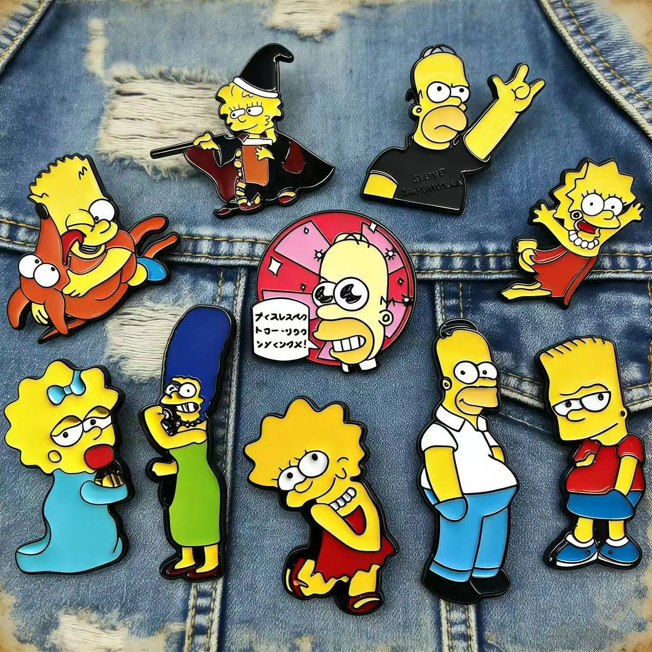 5/10 PCS   Enamel Pins Set - Brooch Cute Cartoon Badges Jewelry Gift for Friends