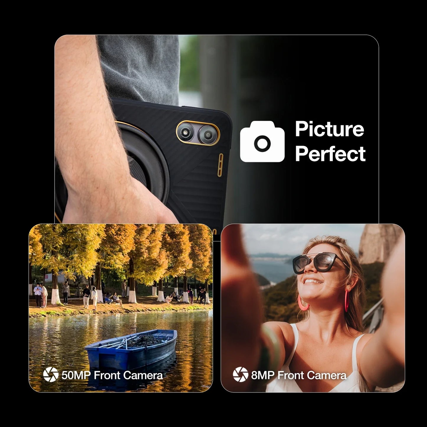 American AGM PAD P2, 11" FHD Rugged Tablet, Waterproof, 8GB+256GB, Android 14