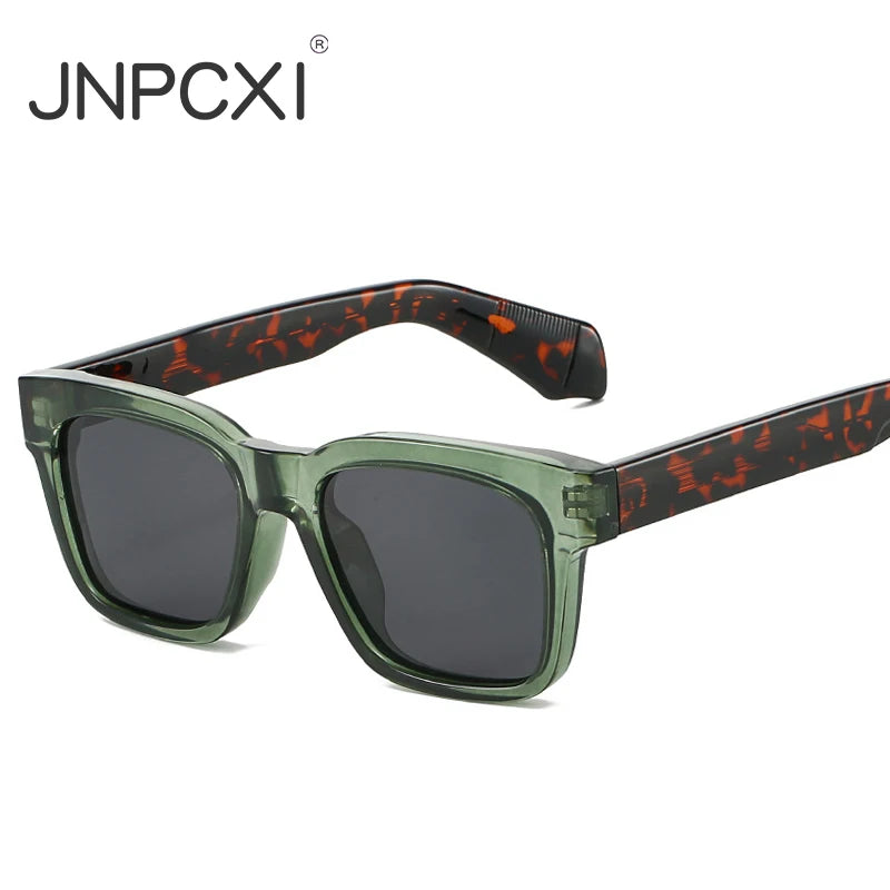 JNPCXI Square Polarized Sunglasses Women Shades UV400 Fashion Luxury Gradient Men Outdoors Sun Glasses