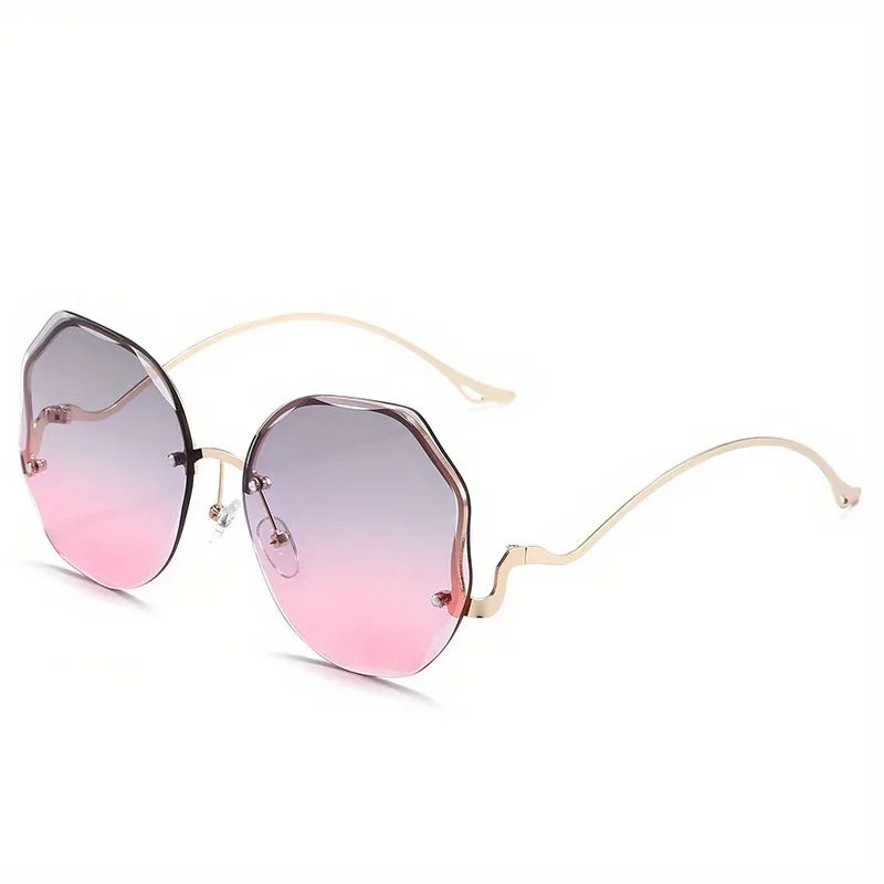 Stylish Frameless Polygon-Shaped Eyewear for Both Men And Women Perfect for Party Decorations