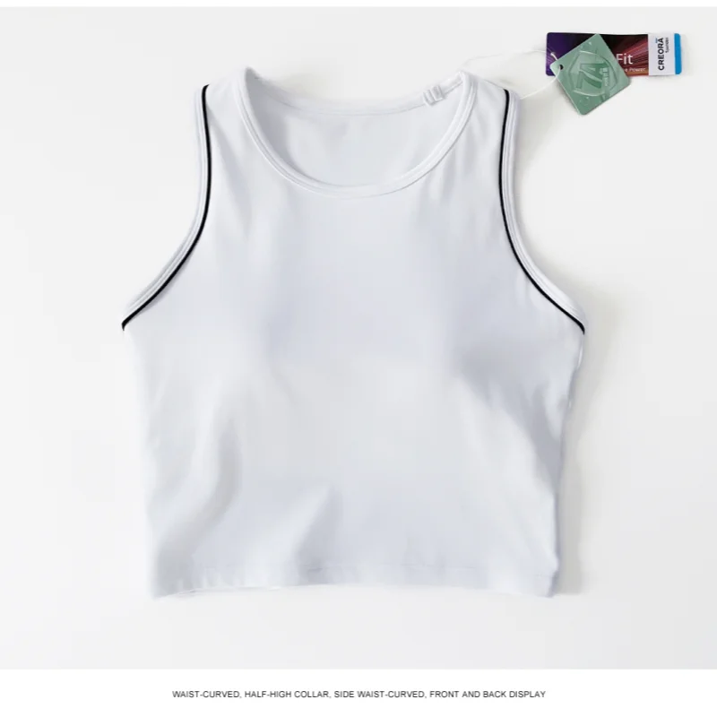 Women's yoga fitness exercise vest seamless breathable shockproof yoga vest