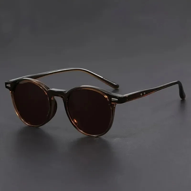 4-pack Small Frame Round Simple Business Fashionable Men's and Women's Glasses Suitable for Birthday Gifts and Photography Props