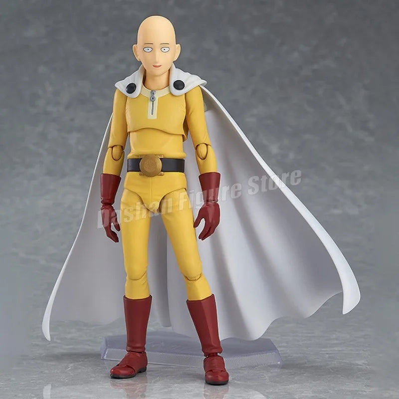 6in Figma 310 ONE PUNCH-MAN Ball Head Aitama Action Figure, PVC Anime Collection
