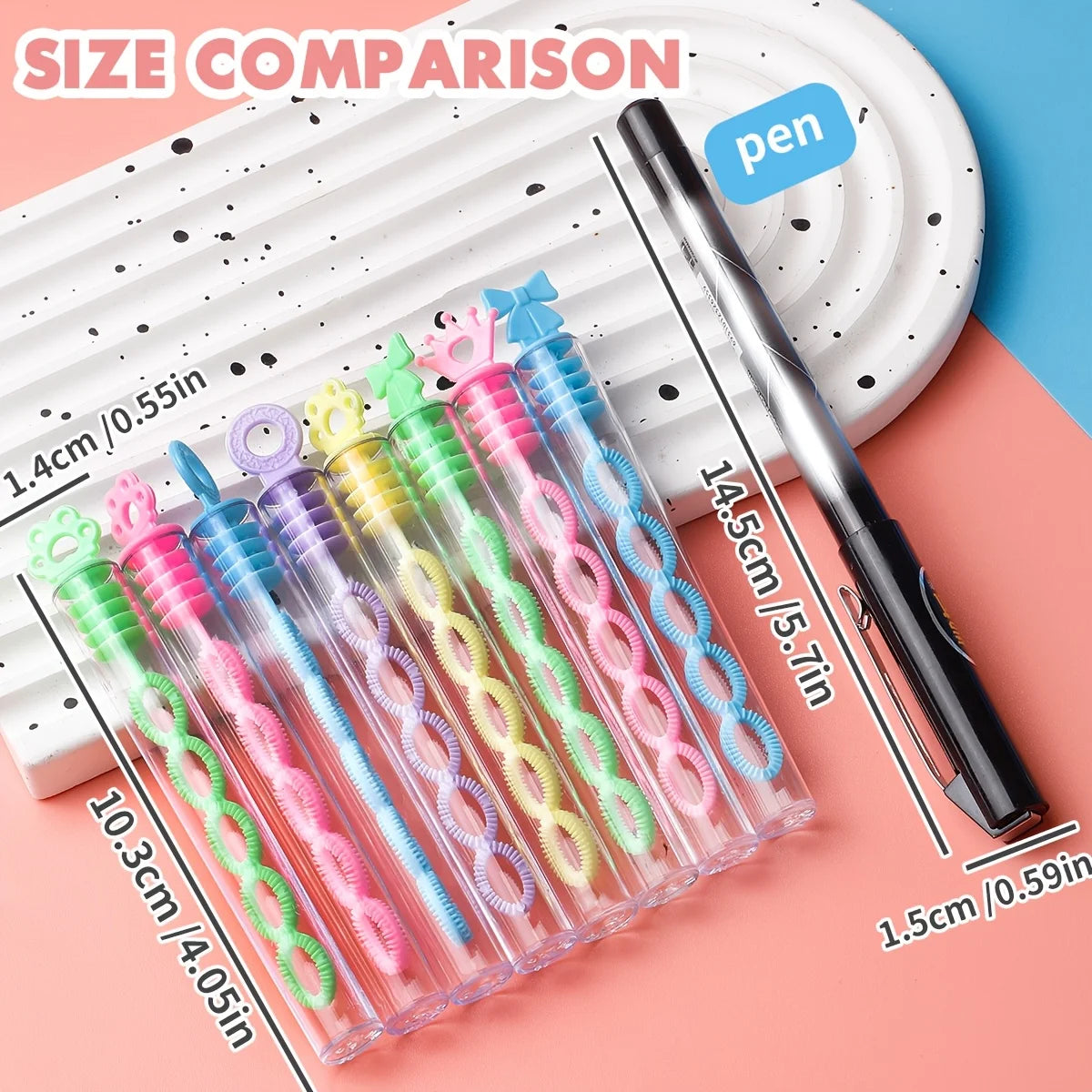 10/20/30pcs Multi-Hole Mini Colorful Bubble Sticks for Festive Parties, Plastic,No Liquid Included, Ideal for Outdoor Activities