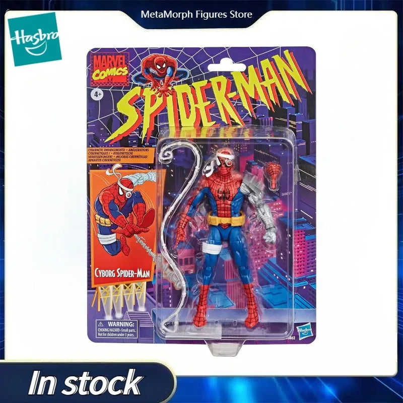 Original Hasbro Marvel Legends Series CYBORG SPIDER-MAN Action Toy Figure Collection