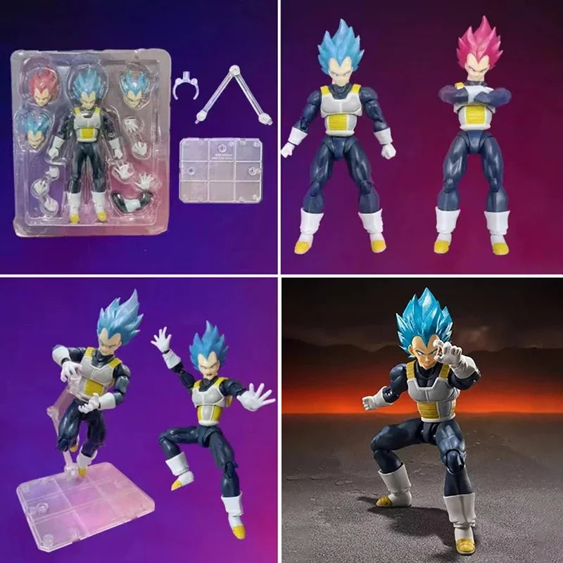 Anime Super Dragon Ball Shf Ultra Mistic Vegeta Bejita Movable Action Figure