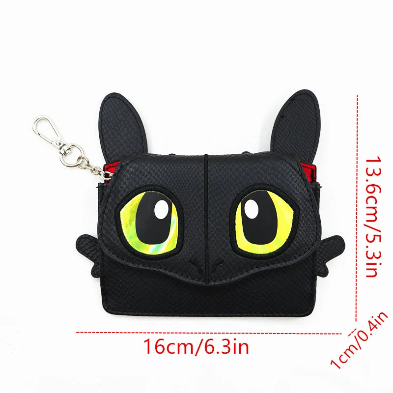 Dragon 3D Animal Shaped Wallet, Cute Women's Coin Purse, Keychain Bag For Women