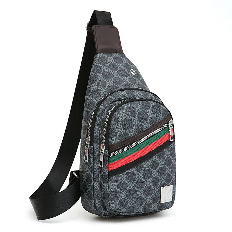 Messenger Bag Shoulder Cloth Chest Crossbody Casual Handbag with Earphone Hole2