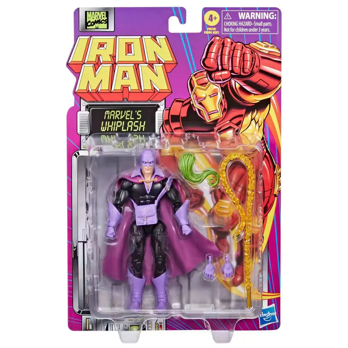 Original Hasbro Marvel Legends Series IRON MAN Marvel's WHIPLRSH Anime Figure Toys Ornaments Collection