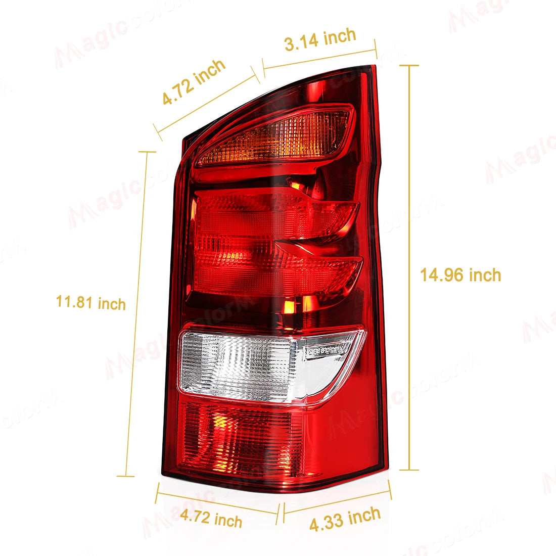 Left/Right Tail Lamp For Mercedes-Benz Vito V-Class W447 2015 2016 2017 2018 2019 2021 2022 Tail light Assembly Car Accessories