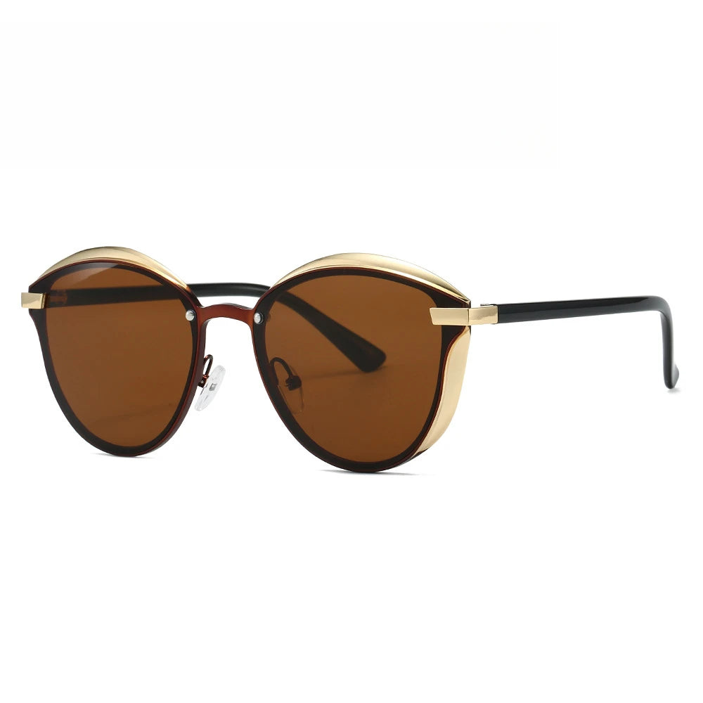 Trendy Polarized Sunglasses Retro Personalized Face Highlighting Sunglasses Women's Fashion Sunglasses