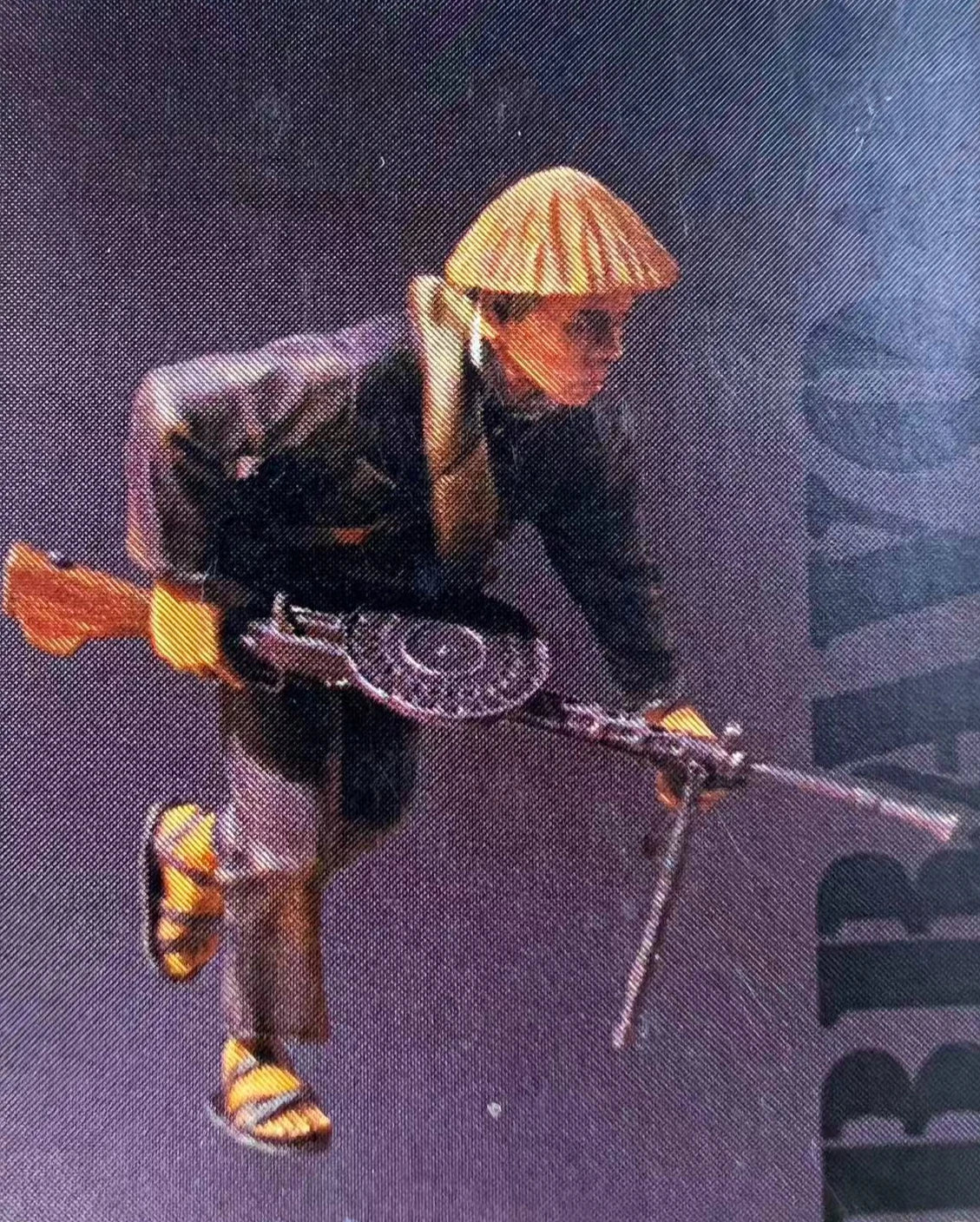 1/35 Casting Resin Model Vietnamese Militia Disguised Personnel Scene Model Toy Unpainted
