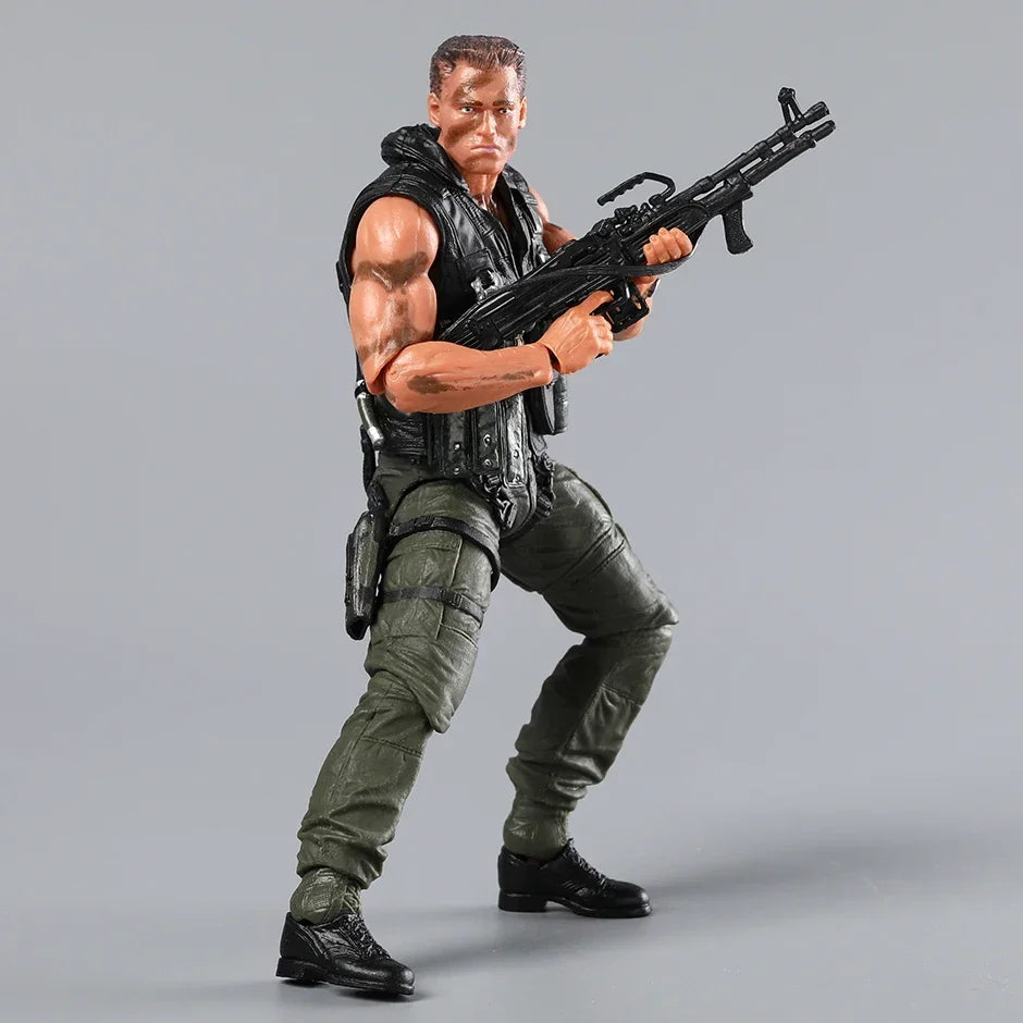 NECA Schwarzenegger Commando Action Figure Model Toys Creative Action Collection