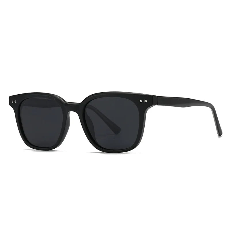 JNPCXI New Polarized Fashion Square Sunglasses Women Shades UV400 Retro Rivets Men Trending Sun Glasses Shades UV400