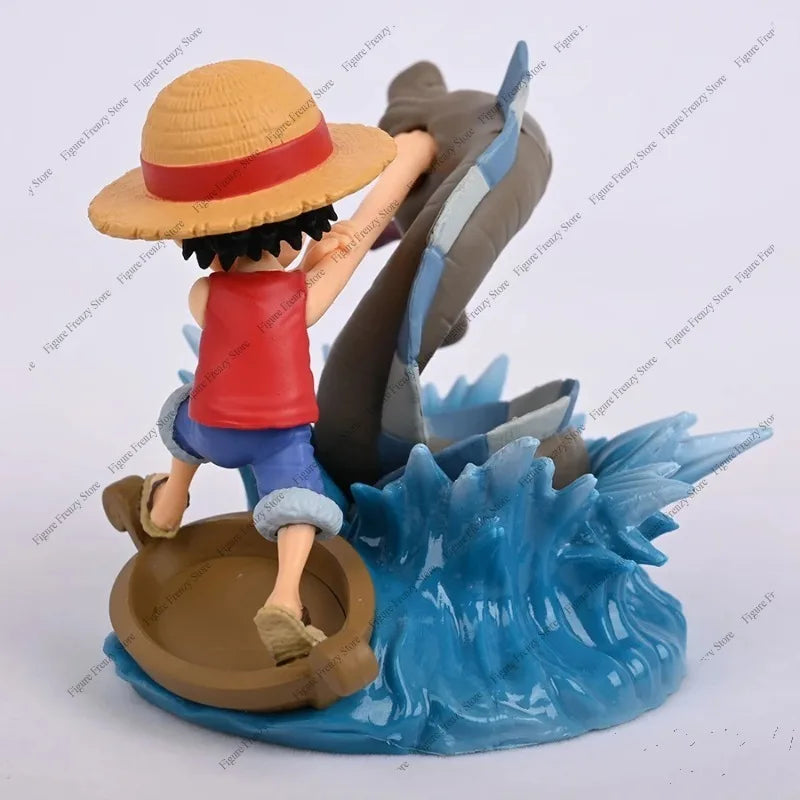 Special Offer Original Banpresto One Piece Anime Figurines WCF Monkey D Luffy VS Lord Sea Monster PVC Action Figures
