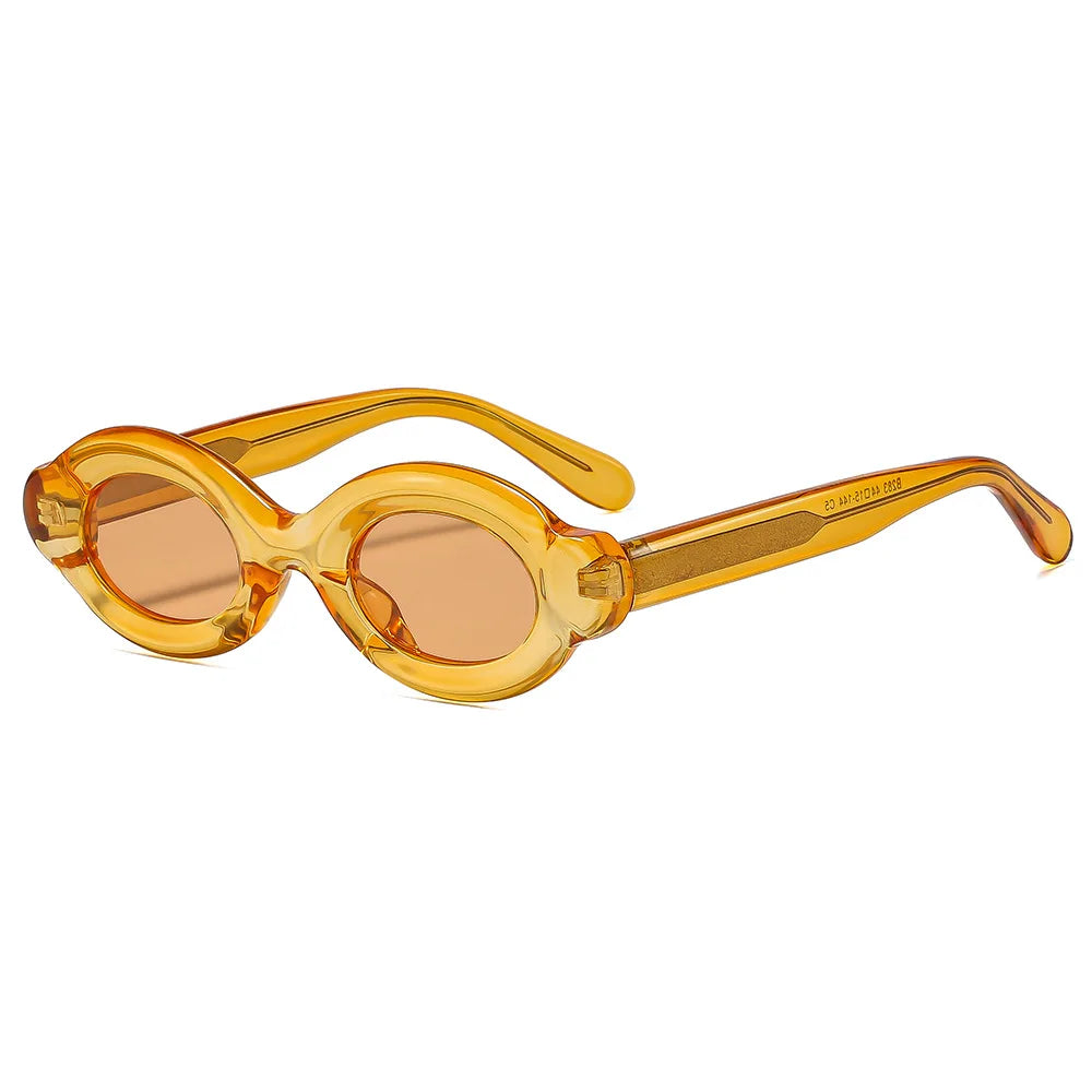 JNPCXI Polarized Retro Oval Women Sunglasses Shades UV400 Fashion Punk Men Trending Quality Leopard Sun Glasses