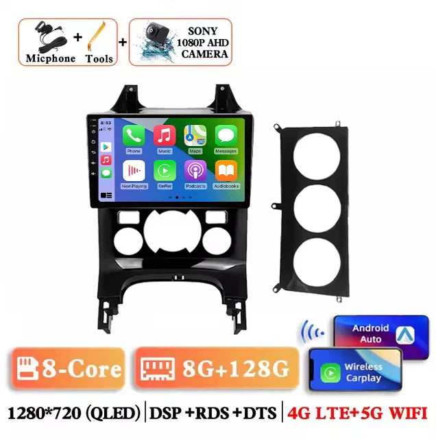 Android 15 Wireless Carplay Auto Car Radio for Peugeot 3008 2009-2015 Car Multimedia Player GPS 4G+WiFi Navigation Head Unit