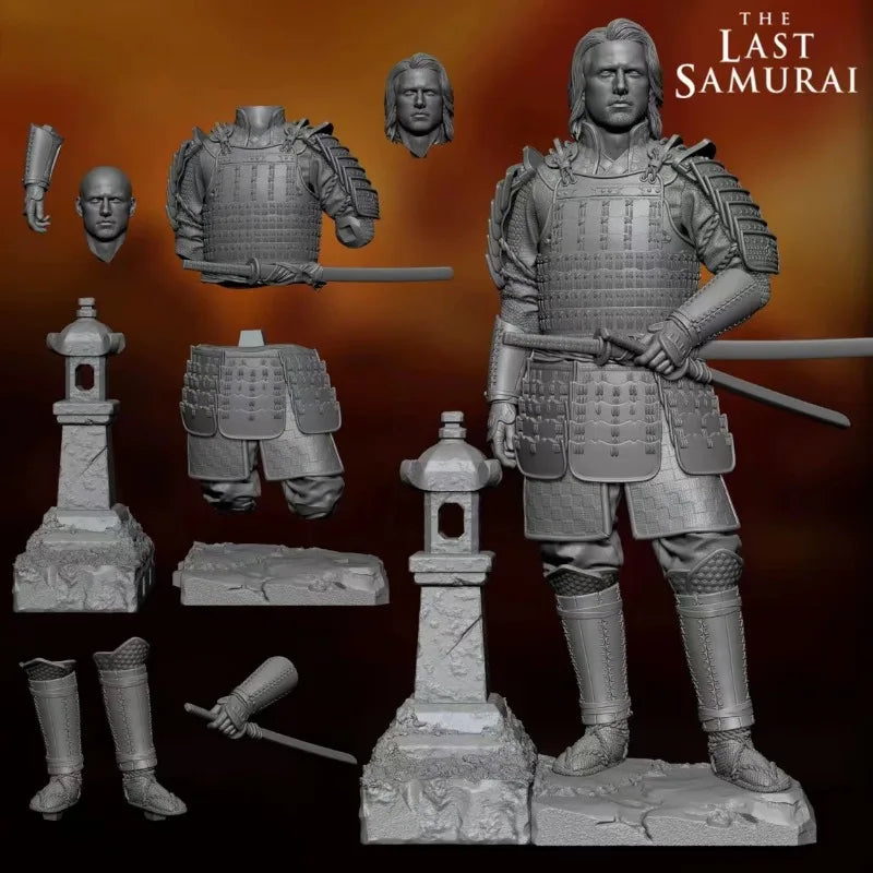 1/24 Last Samurai Tom Cruise Kit Unassembled &Unpainted 3D Resin Figure Print