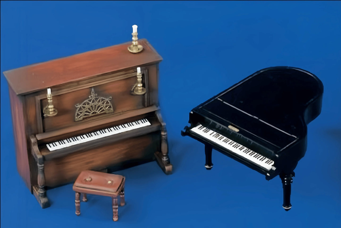 1/35 Casting Resin Model Assembly Kit, GK， Resin Scene Furniture, Piano Model Toy, Unpainted