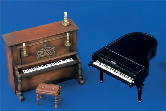 1/35 Casting Resin Model Assembly Kit, GK， Resin Scene Furniture, Piano Model Toy, Unpainted