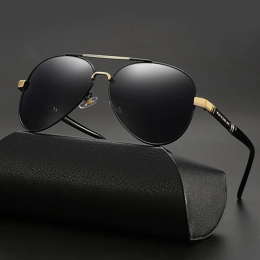 Polarized Sun Eyeglass Driving Sun Glasses for Men Women Classic Aviator Sunglasses UV Mirrored Lens Retro Shades