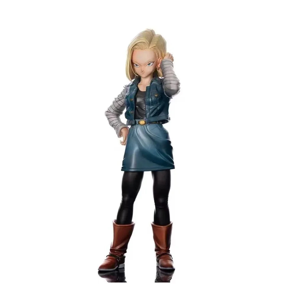VF Statue Anime Dragon Ball Z Android 18 Figure 28cm/11.02inch Pvc Action Figures Collection Model Toys Gifts