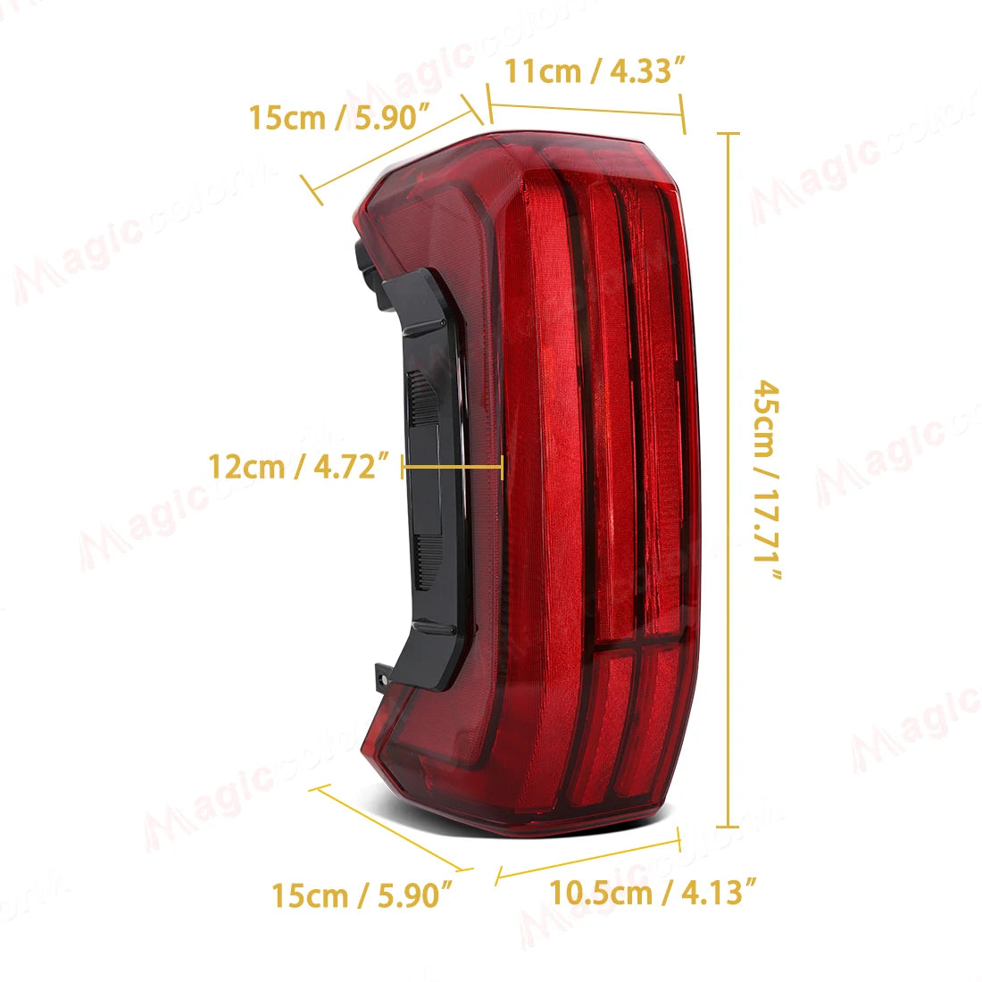 Pair Of Car Tail Light Assembly For Toyota Tundra 2022 2023 2024 US Version Rear Driving Warning Brake Turn Signal Tail Lamps