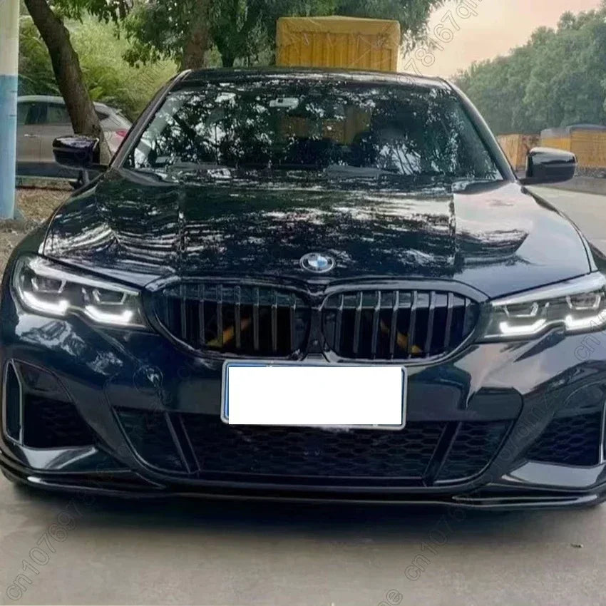 For BMW 3 Series G20 G21 G28 2019-2022 Front Bumper Hood Kidney Grill Racing Grilles Replacement Black Diamond Meteor Style