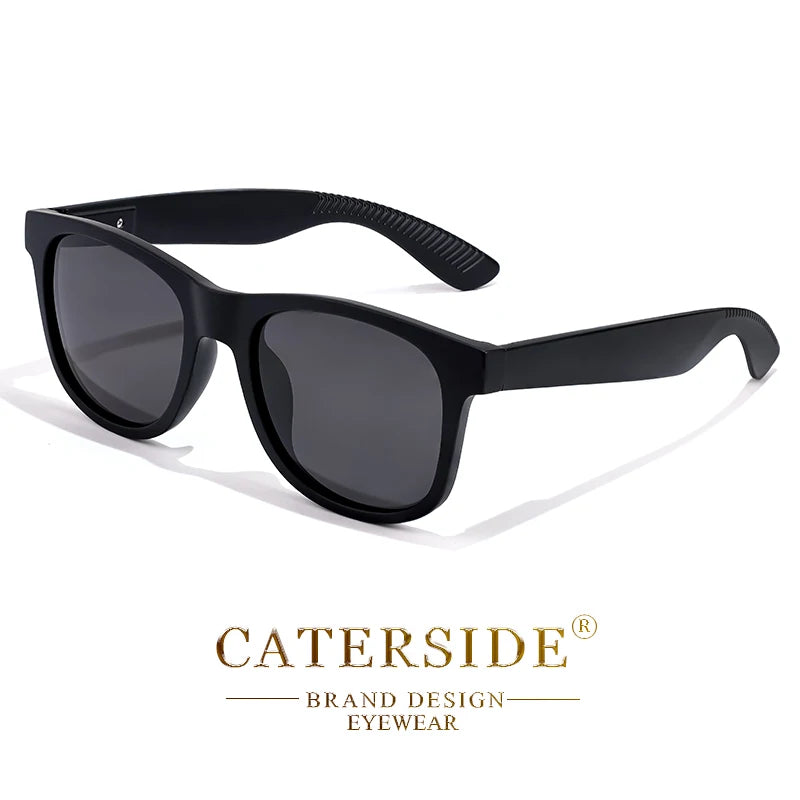 CATERSIDE Polarized Sunglasses Fashion Men's Square Outdoor Sports Sun Glasses Women's Travel Driving UV400 Simple Style