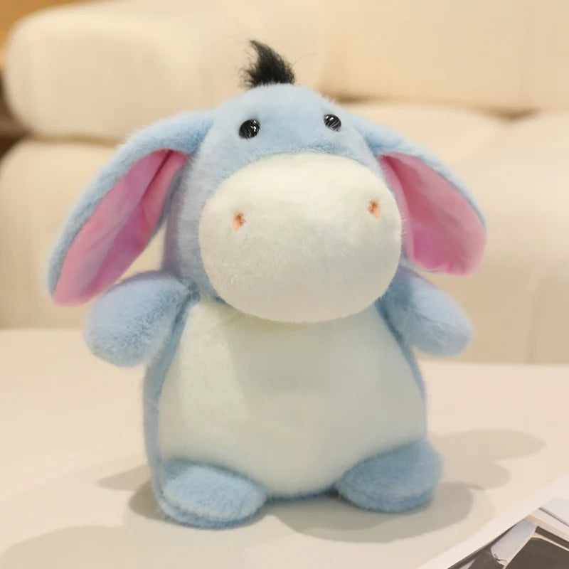22CM Kawaii Cartoon Forest Animal Koala Hippopotamus Monkey Stuffed Animal Plush Toy Children's Raccoon Fox Handmade Doll Gift