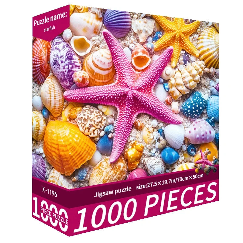 70*50CM 1000 Piece Puzzle for Adults Challenging Decompression Creative Home Decoration Gift All Special Occasions