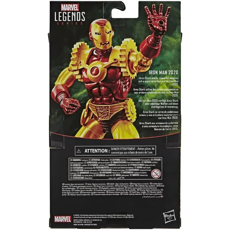 Original Hasbro Marvel Legends Series Iron Man 2020 Anime Figure Toys Ornaments Model