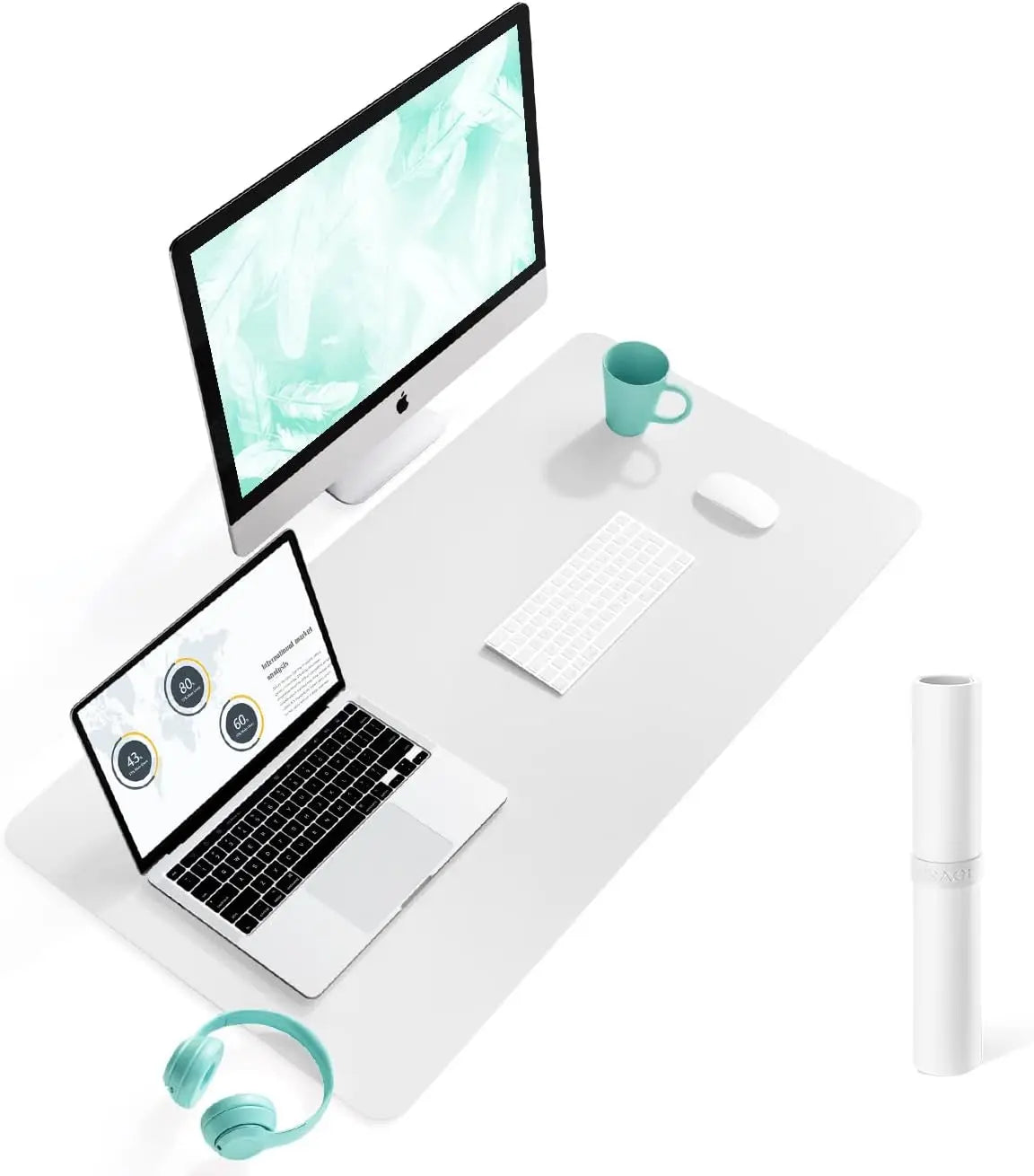 Large Size Office Desk Pad Ultra Thin Large Mouse Pad Waterproof PU Leather Desk Table Protector