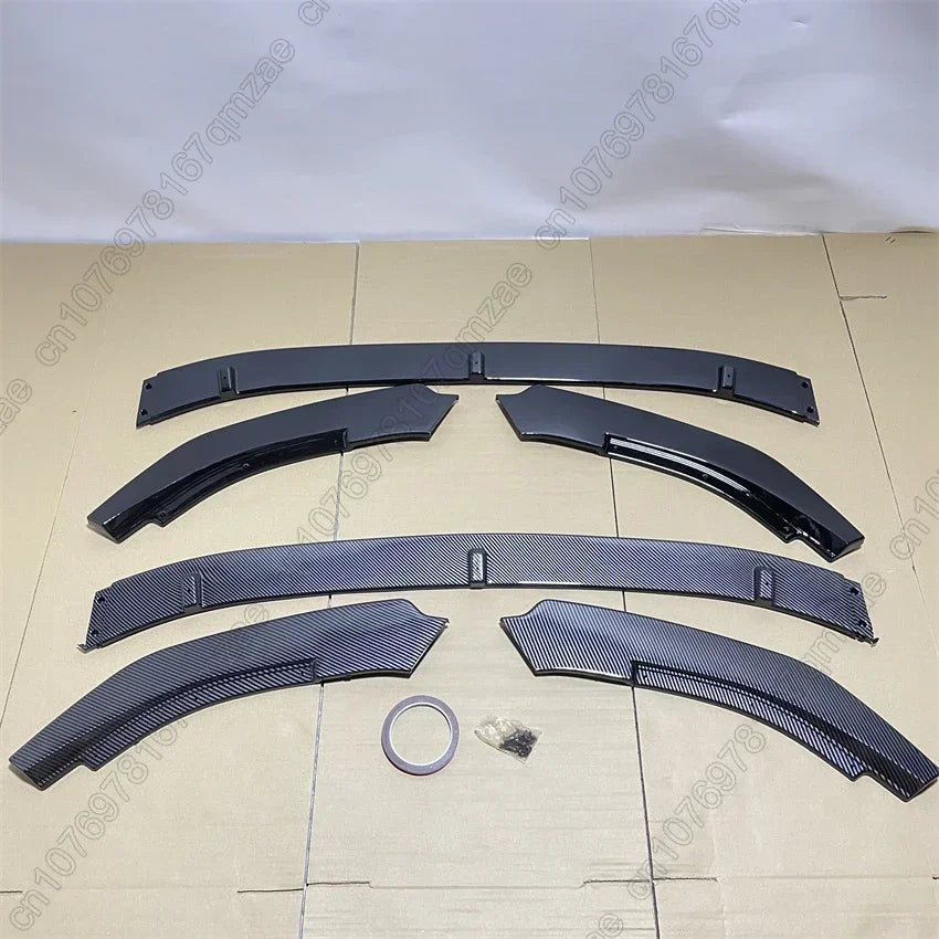 For Volkswagen VW Golf 6 MK6 GTI GTD 2009-2013 Car Front Bumper Spoiler Lip Diffuser Splitter Gloss Black Body Kits Tuning ABS