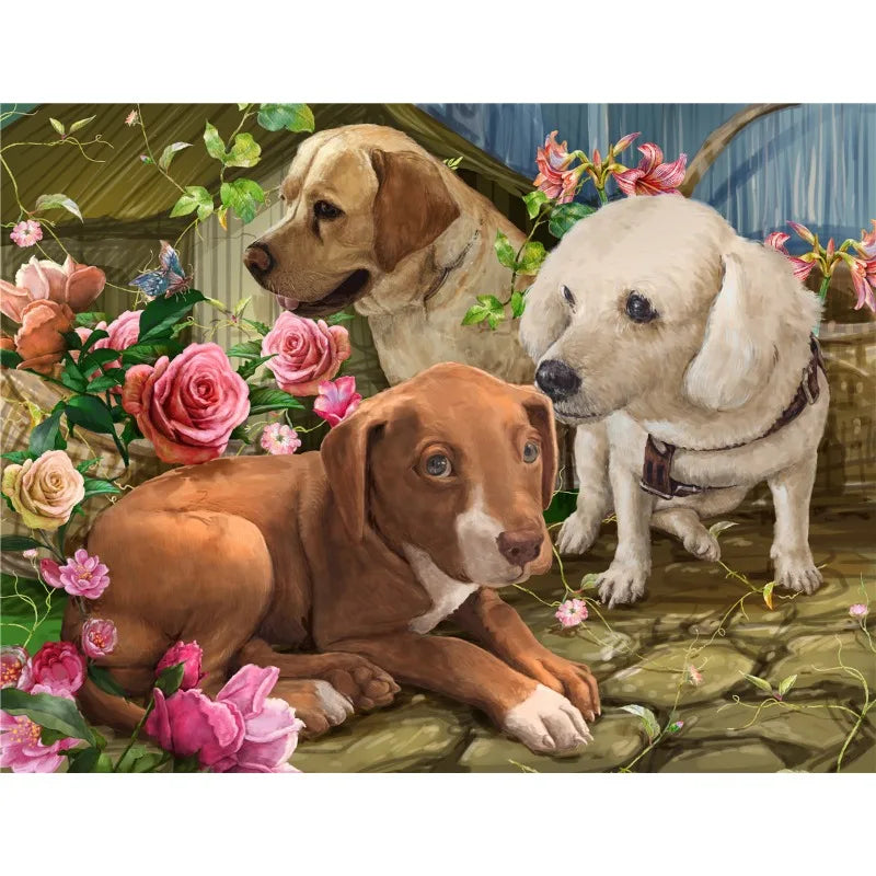 28.5*21.5cm Paper Jigsaw Puzzle 100 Pieces Animals Adult Stress Relief Children Educational Entertainment Toys Christmas Gift