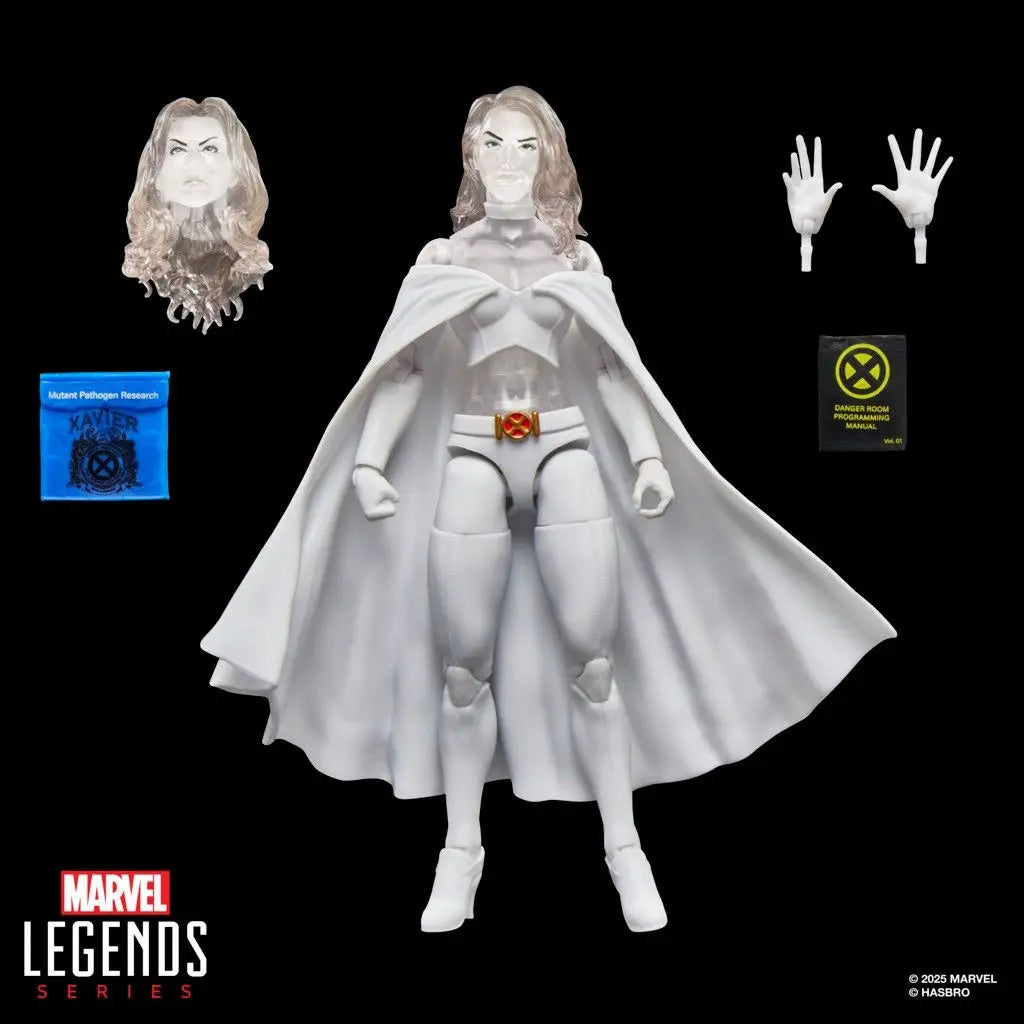 Marvel Legends X-men Retro White Queen Emma Diamond Form 6" Loose Action Figure
