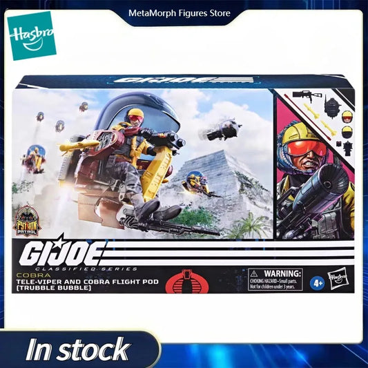 Original Hasbro G.I. Joe Classified Series 098 Tele Viper Cobra Flight Pod Trubble Bubble Action Figure Model Toys Collection