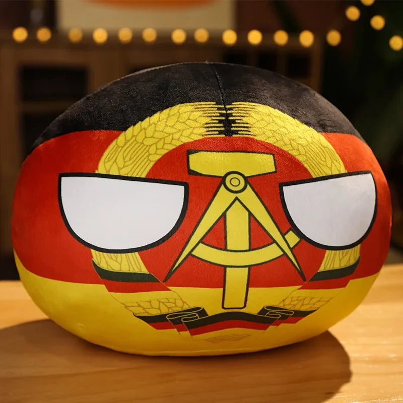 Country Ball Toys Plush Polandball Hand Warmer Pillow Countryball USSR USA FRANCE RUSSIA UK JAPAN GERMANY ITALY Decor