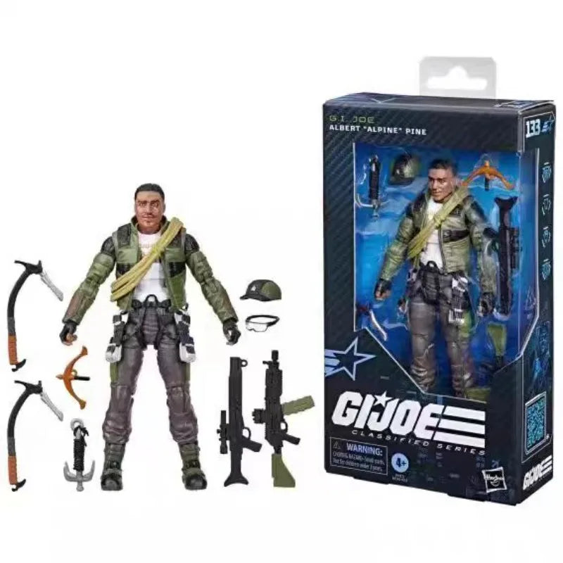 Original Hasbro G.I. Joe GI Joe Classfied Series 133 Albert Alpine Pine Action Figure Collection Toys Ornaments
