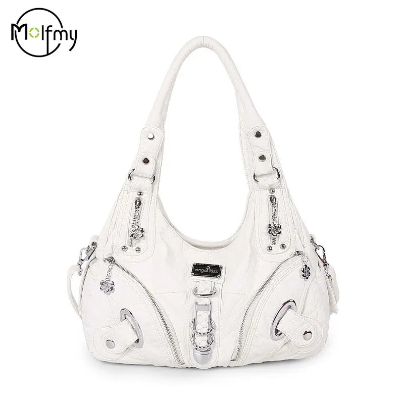 Vintage Women Top-handle bag Fashion Satchel Dumpling Pack Tote Shoulder Bag